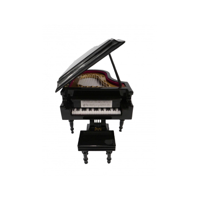 Miniatura De Piano Preto Caixa De Presente Agifty Miniatura De