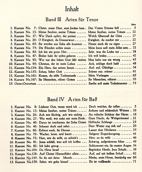 Bass Arien Aus Kantaten Bass Arien Aus Kantaten Gesang Und