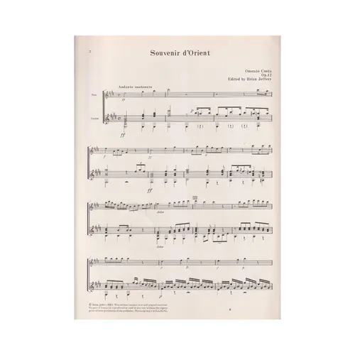 Souvenir D`Orient Ou Fantaisie Brillante - Op.12