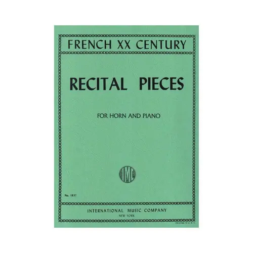 Recital Pieces For Horm And Piano