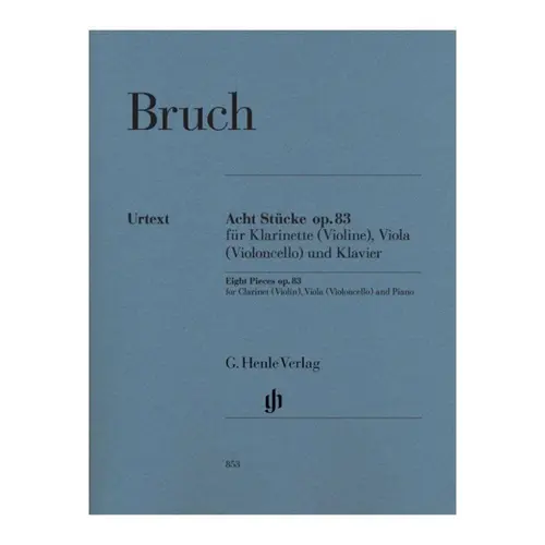 Eight Pieces Op.83 For Clarinet (Violin),Viola (Violoncello) And Piano
