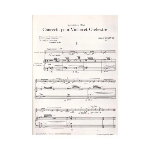 Concerto Pour Violon