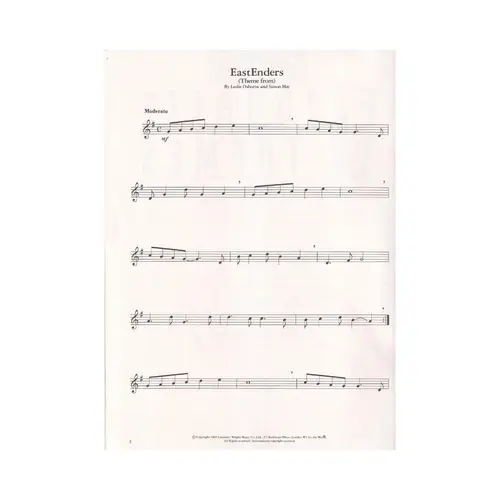 Favorite T. V. Themes For Trumpet - Exemplar Antigo