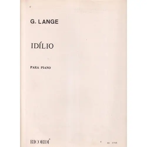 Idilio Para Piano