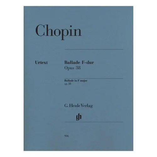 Ballade F-Dur - Op.38 - Urtext