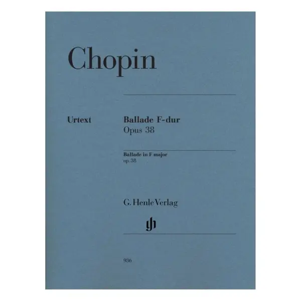Ballade F-Dur - Op.38 - Urtext