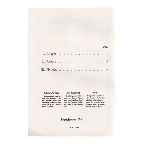 Concerto Grosso D Major - Op.3 N.4