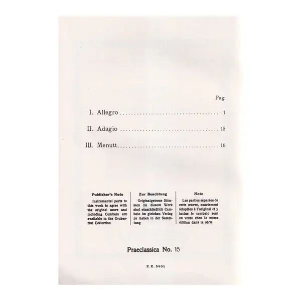 Concerto Grosso D Major - Op.3 N.4