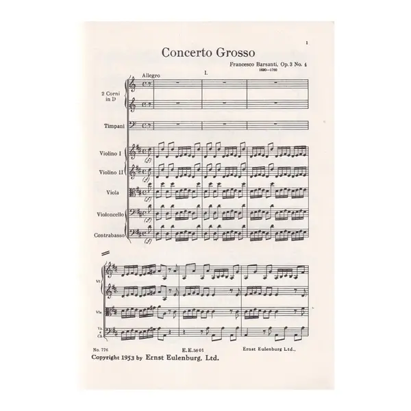 Concerto Grosso D Major - Op.3 N.4