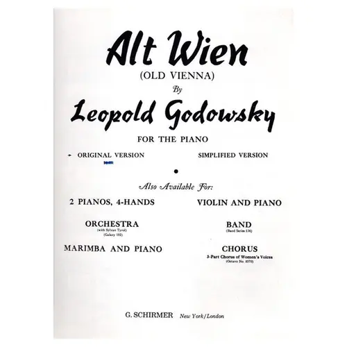 Alt Wien (Old Vienna) - Original Version