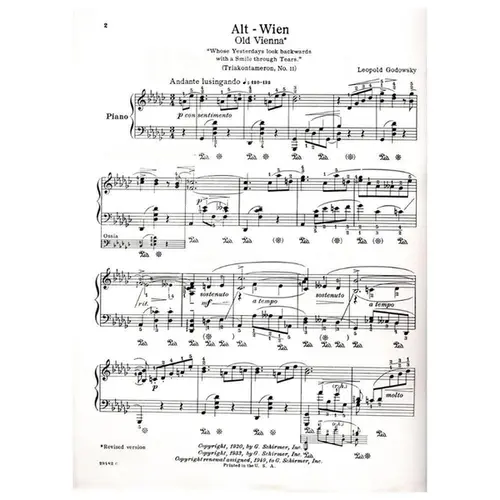 Alt Wien (Old Vienna) - Original Version
