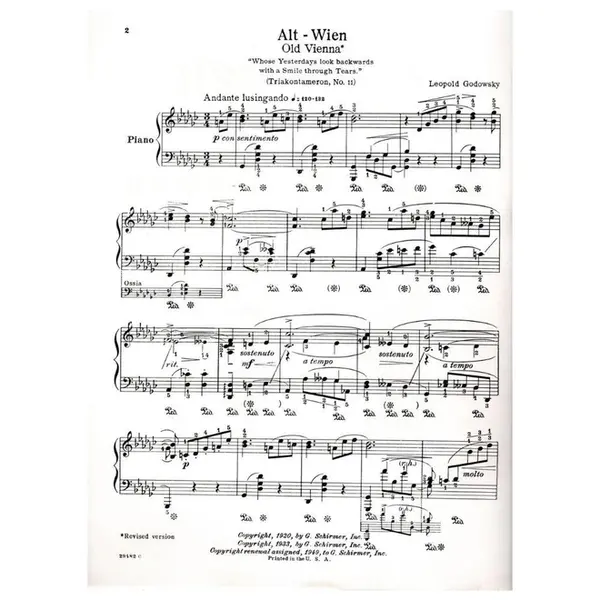 Alt Wien (Old Vienna) - Original Version