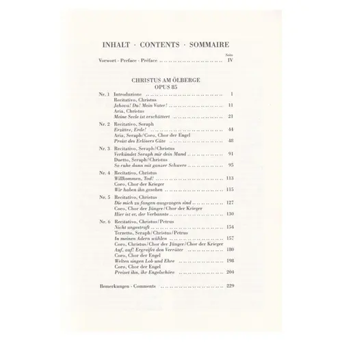 Christus am Olberge Op.85 - Studien Edition