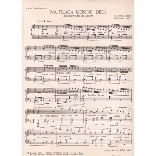 Na Praca Menino Deus  (Recordacoes De Lisboa)