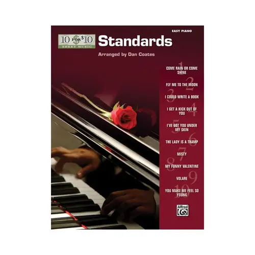 10 For 10 Sheet Music: Standards -  Easy Piano