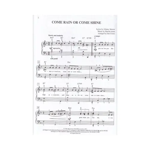 10 For 10 Sheet Music: Standards -  Easy Piano