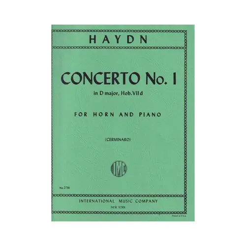 Concerto N.1 In D Major For Horn And Piano - Hob. VII D