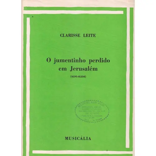 O Jumentinho Perdido Em Jerusalem