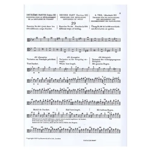 School Of Bowing Technique - Op.2 Vol.2 - Viola