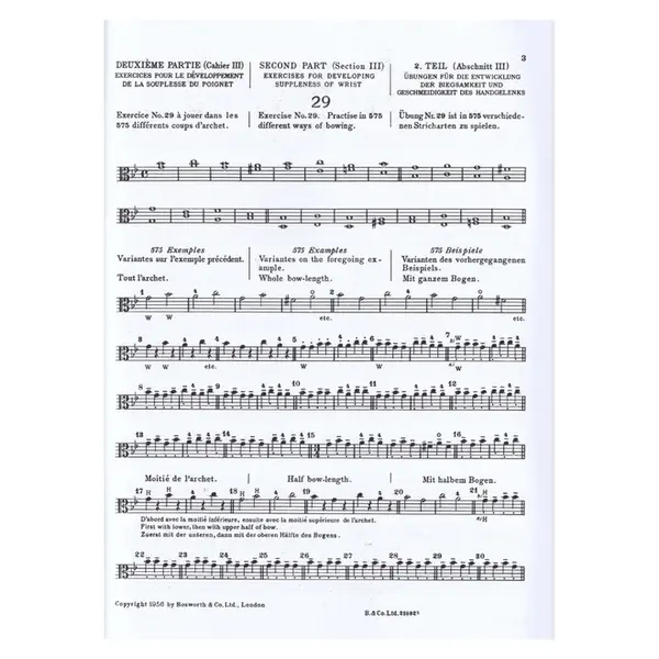 School Of Bowing Technique - Op.2 Vol.2 - Viola