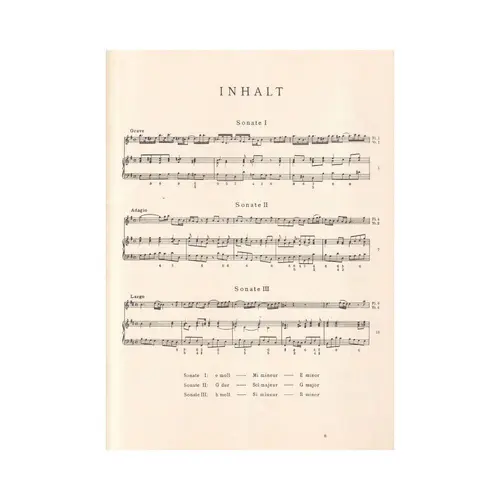 Sonaten Fur Querflote Und Cembalo