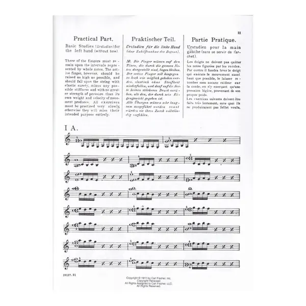 Urstudien (Basic Studies) For Violin
