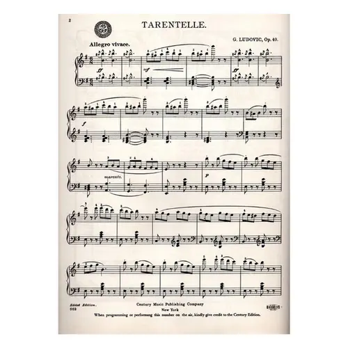 Tarantella - Op.40  (Edição Antiga)