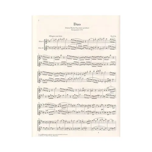 Flute Duo WoO 26