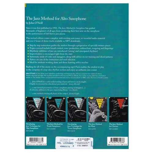 The Jazz Method For Sax Alto - Book 1