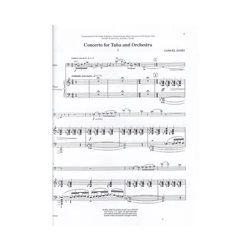 Concerto For Tuba And Orchestra