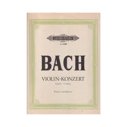 Violin-Konzert G Moll