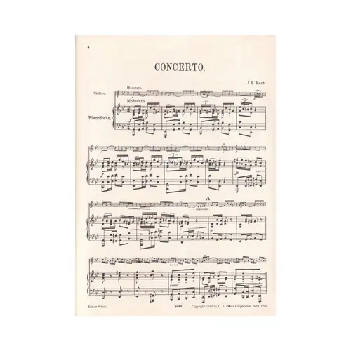 Violin-Konzert G Moll