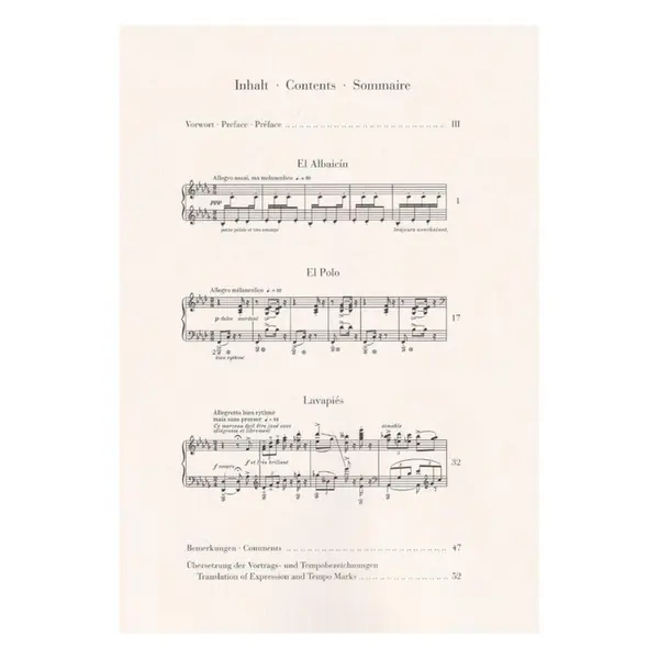 Iberia - Three Book - Urtext