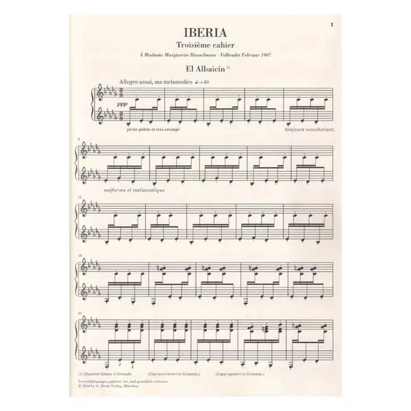 Iberia - Three Book - Urtext