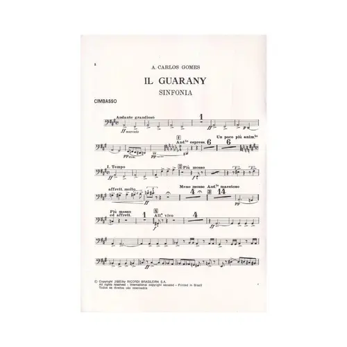 Il Guarany - Sinfonia para orquestra (Partes)