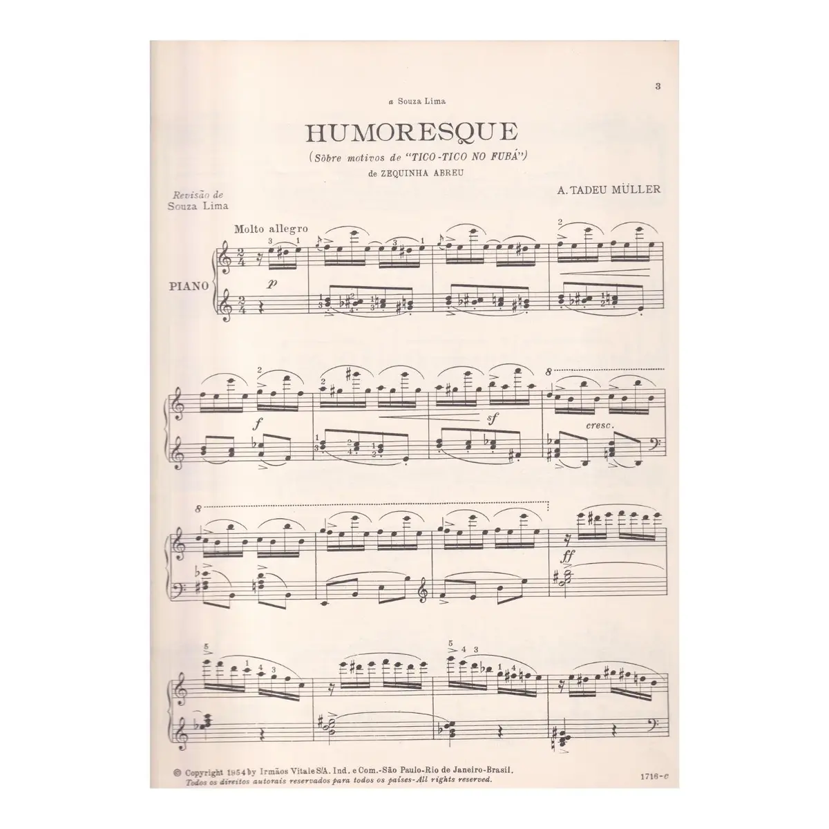 Humoresque - Sobre Tico-Tico No Fuba