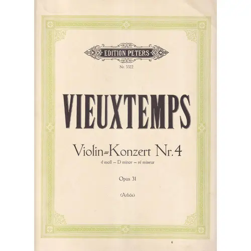 Violin-Konzert N.4 D Moll - Op.31