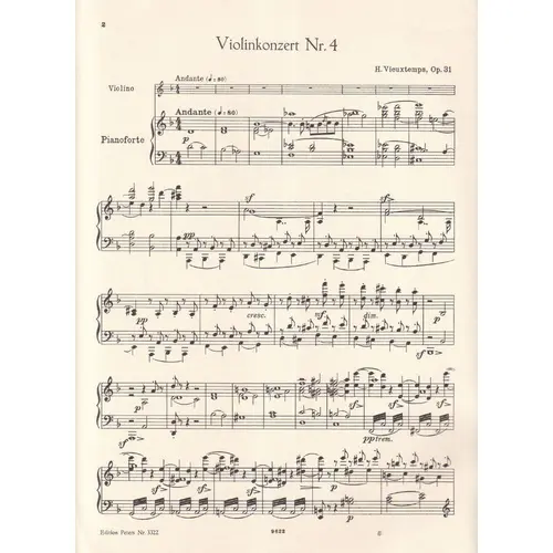 Violin-Konzert N.4 D Moll - Op.31