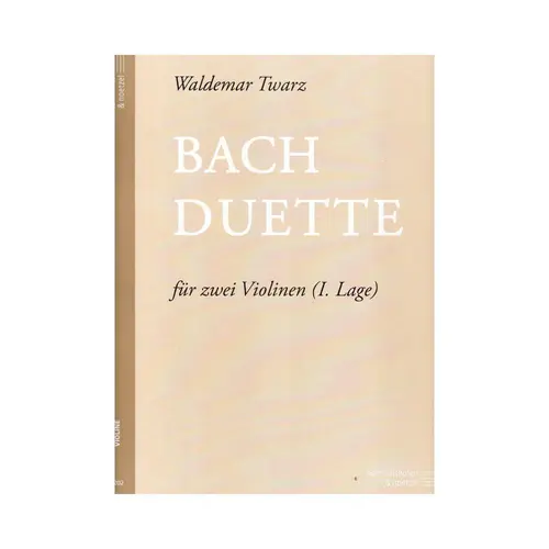 Bach-Duette Fur Zwei Violinen