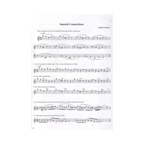 The Vandoren Etude And Exercise Book For Clarinet - The Secret Of Ten Masters Clarinetists