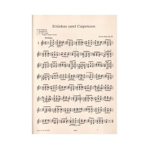 Etuden Und Capricen - Op.35