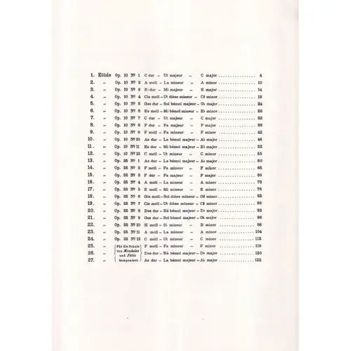 Etudes for Piano