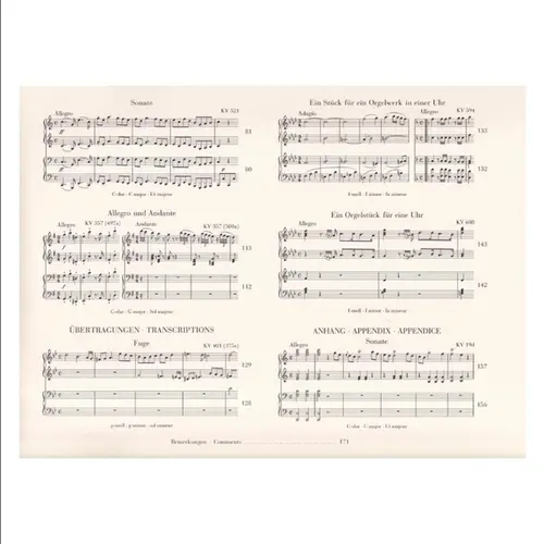 Werke Fur Klavier Zu Vier Handen