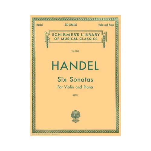 Six Sonaten For Violin And Piano