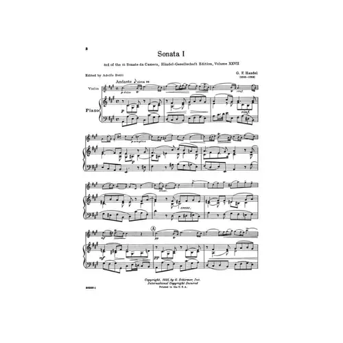 Six Sonaten For Violin And Piano