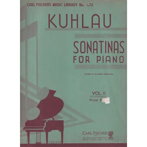Sonatinas For Piano - Vol.2