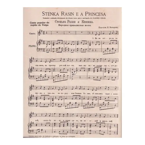 Stenka Rasin E A Princesa