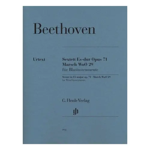 Sextett Es-Dur Op.71 Marsch Woo 29 - Parts