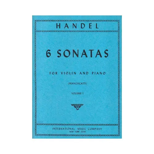6 Sonatas For Violin - Vol.1