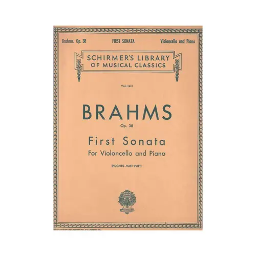 First Sonata For Violoncello - Op.38  (Ed 1411)